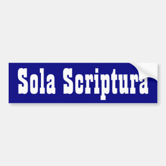 Sola Scriptura Bildekal