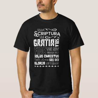 Sola Scriptura Protestant Reformation 5 SOLAS T Shirt