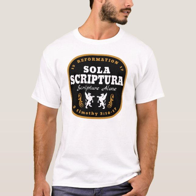 Sola Scriptura T Shirt (Framsida)