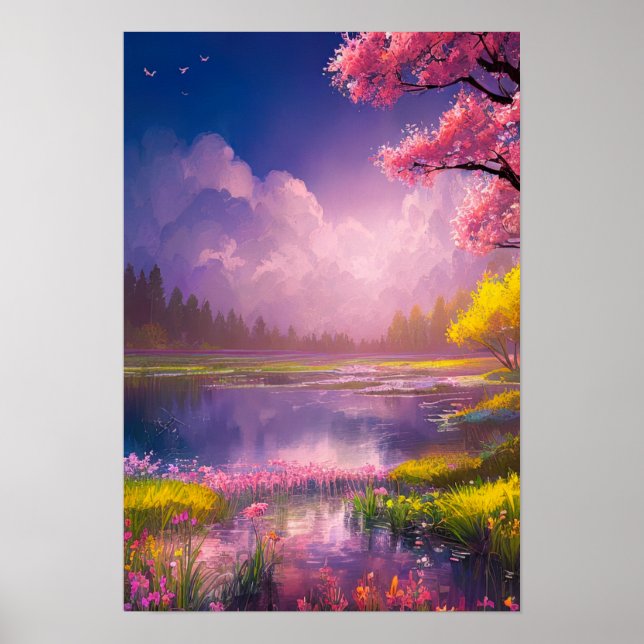 Solace i den fredliga skogsosoksen poster (Framsidan)