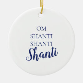 Solace Mind® OM Shanti Ornament
