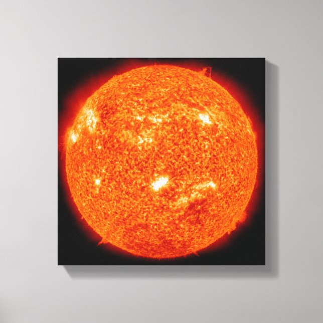 Solaktivitet på Sol 2 Canvastryck (Framsida)