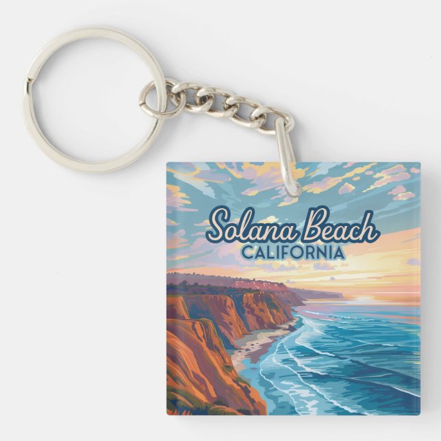 Solana Beach California San Diego Vintage (Framsidan)