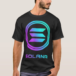 SOLANA Crypto SOL Coin Blockchain Decentraliserad  T Shirt