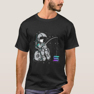 Solana Fishing, Crypto Bullrun SOL Token Rik Mill T Shirt