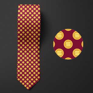 Solana Guld Coin Cryptocurrency Mönster Slips