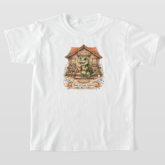 Solange Cozy Alligator House Ungdom Medelstor T-Sh T Shirt