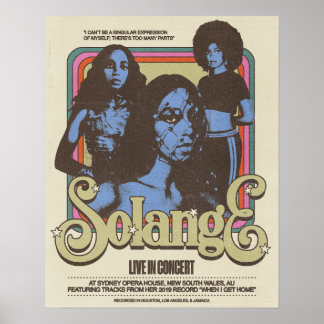 Solange Live i New South Wales, AU Poster
