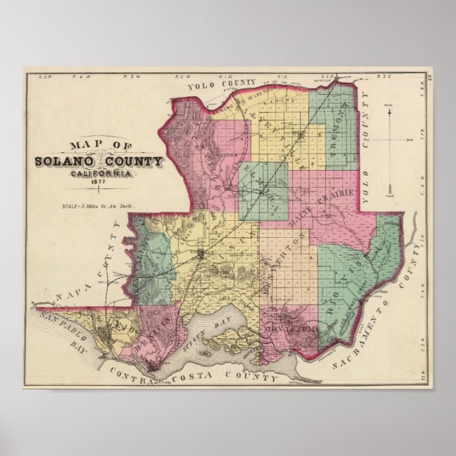 Solano County, Calif Poster (Framsidan)