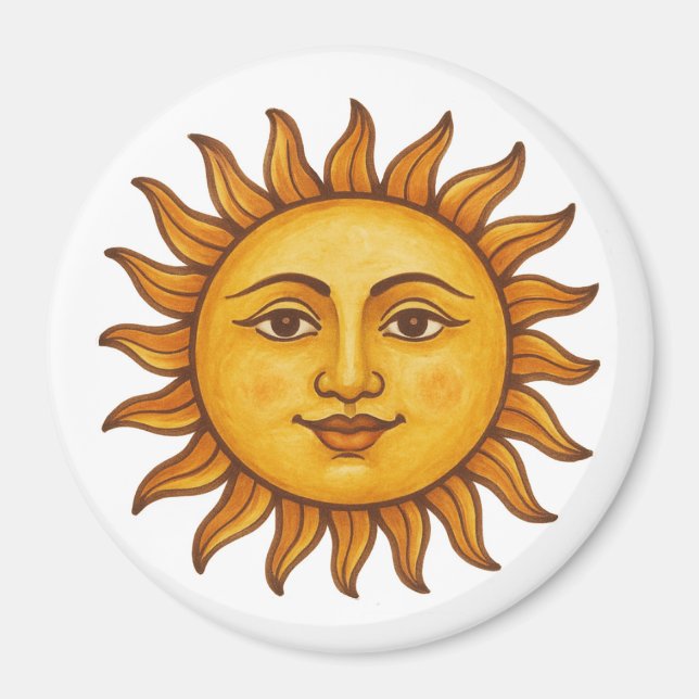 Solansikte Magnet (Framsidan)