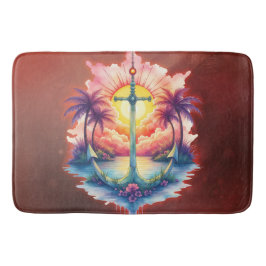 Solar anchor in a tropical paradise. badrumsmatta