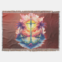 Solar anchor in a tropical paradise.  filt