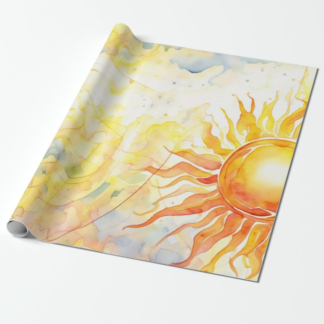Solar Beam Brilliance Presentpapper (Utrullad)