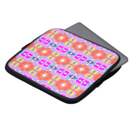 Solar Bloom Kaleidoscope Laptop Fodral