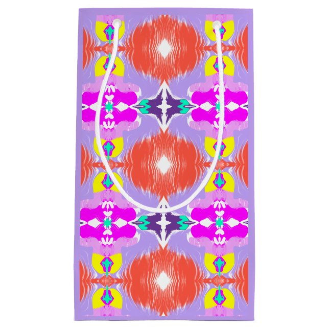 Solar Bloom Kaleidoscope Throw Pillow (Framsidan)