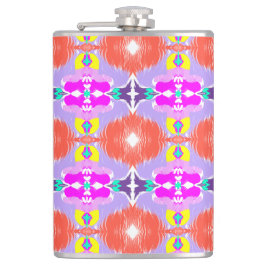 Solar Bloom Kaleidoscope Throw Pillow Fickplunta