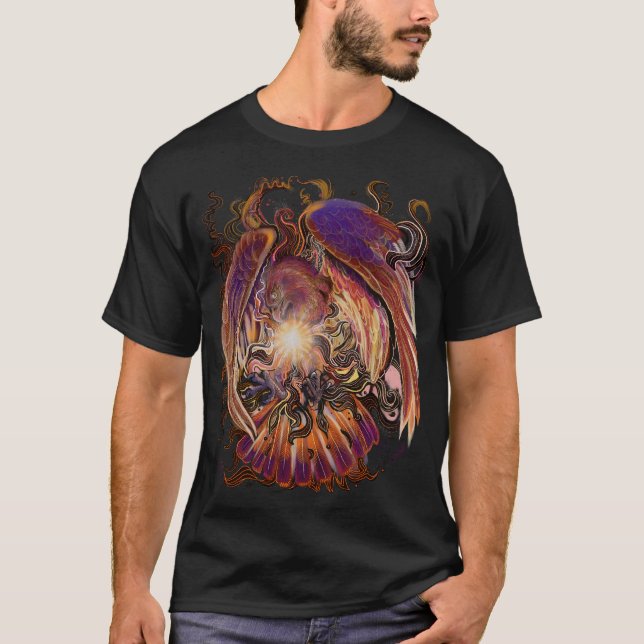 Solar Burst Hawk T Shirt (Framsida)