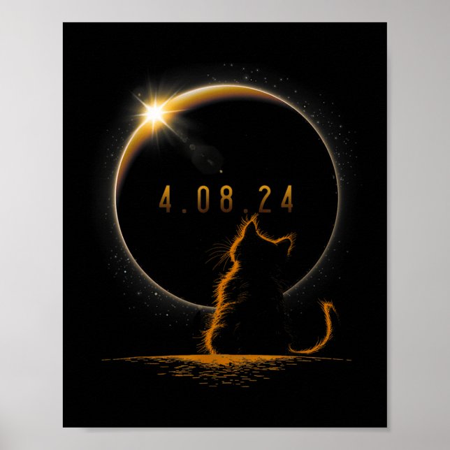 Solar Cat Eclipse Poster (Framsidan)