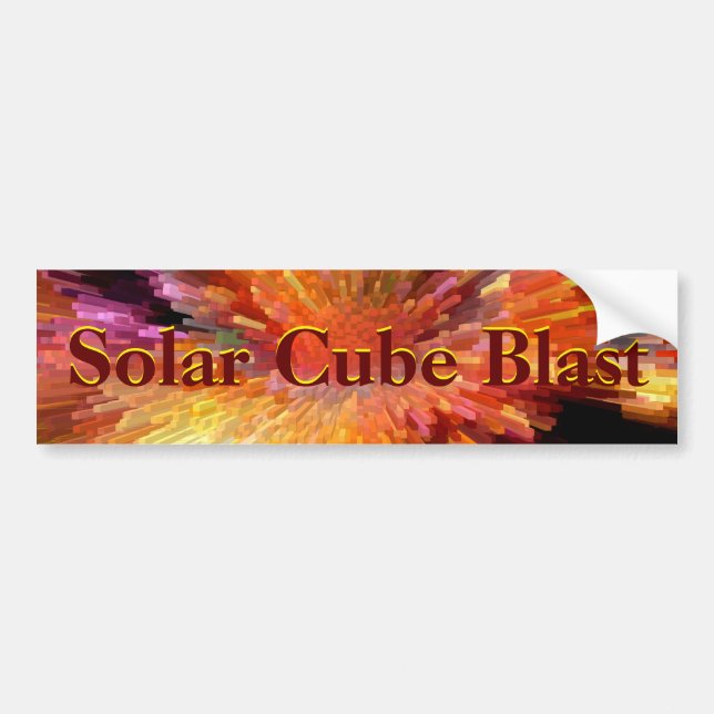 Solar Cube Blast Bildekal (Framsidan)