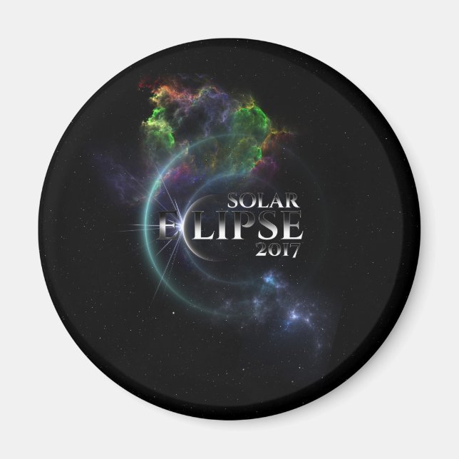Solar Eclipse 2017 Magnet (Framsidan)