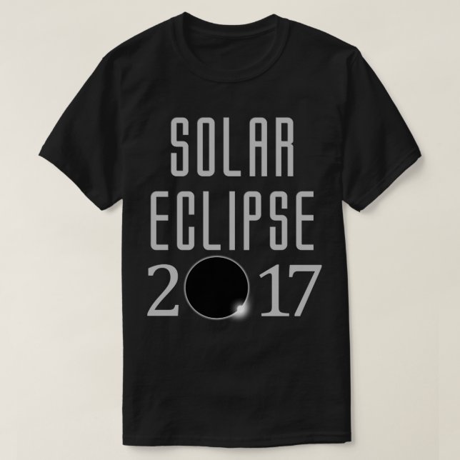 Solar Eclipse 2017 shirt T-shirt (Design framsida)