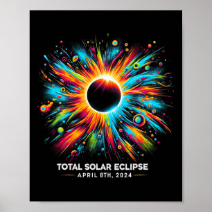Solar Eclipse 2024 04.08.24 Eclipse Manar Womens K Poster