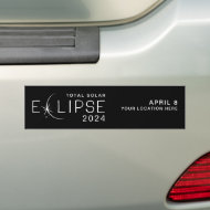 Solar Eclipse 2024-Anpassningsbarnas minnesplats Bildekal