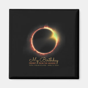 Solar Eclipse 2024 April 8 Totalt Eclipse Magnet