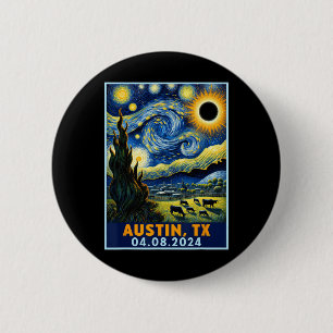 Solar Eclipse 2024 Austin Texas Van Gogh Starry Ni Knapp