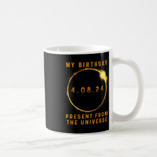 Solar Eclipse 2024 Birthday Present 4.8.24 Totalit Kaffemugg