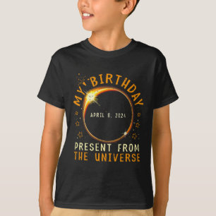 Solar Eclipse 2024 Birthday Present 4.8.24 Totalit T Shirt