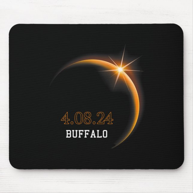 Solar Eclipse 2024 Buffalo Totality Vår 4.08.24 Musmatta (Framsidan)