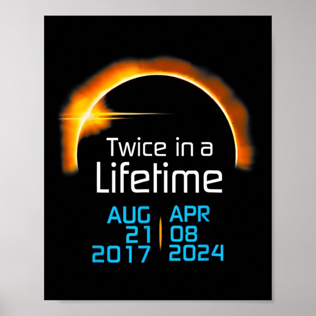 Solar Eclipse 2024 Cute Solar Eclipse Kids Småbarn Poster (Framsidan)