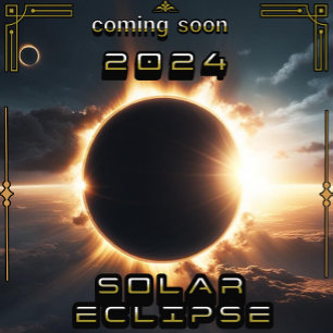 Solar Eclipse 2024-filmen stil Poster