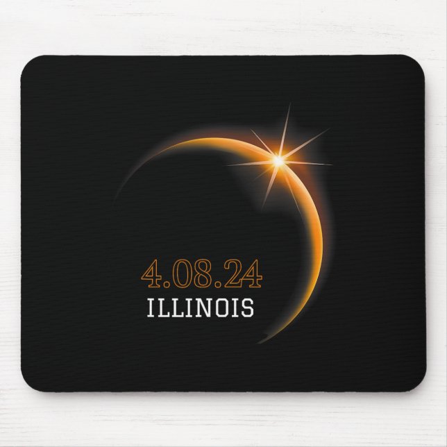 Solar Eclipse 2024 Illinois Totality Vår 4.08.2 Musmatta (Framsidan)