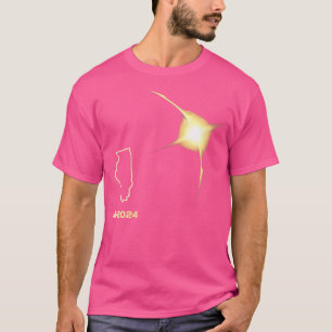 Solar Eclipse 2024 Illinois TShirt T Shirt