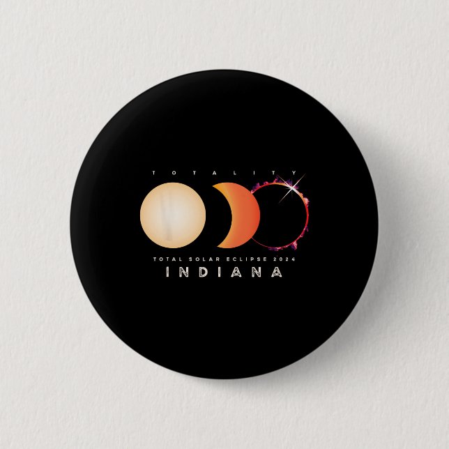 Solar Eclipse 2024 Indiana Total Eclipse Astronomy Knapp (Framsida)