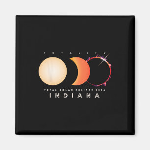 Solar Eclipse 2024 Indiana Total Eclipse Astronomy Magnet