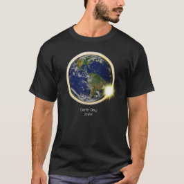 Solar Eclipse 2024-jorddagen sol måne T Shirt