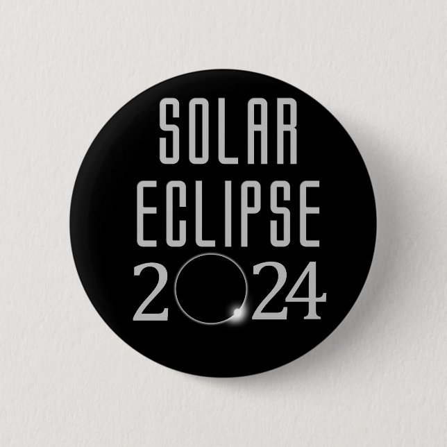 Solar Eclipse 2024-knapp Knapp (Framsida)