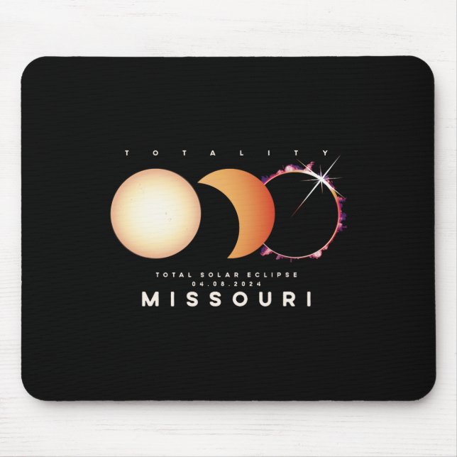 Solar Eclipse 2024 Missouri Total Eclipse Astronom Musmatta (Framsidan)