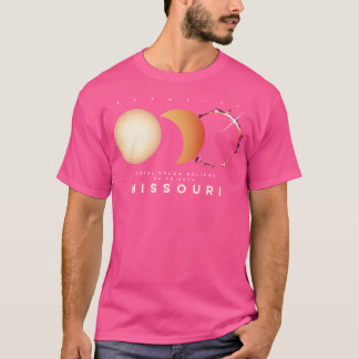 Solar Eclipse 2024 Missouri Total Eclipse Astronom T Shirt