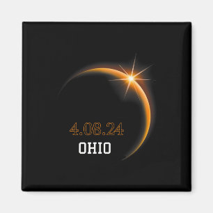 Solar Eclipse 2024 Ohio Totality Vår 4.08.24 Magnet