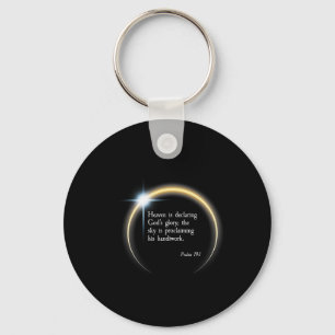 Solar Eclipse 2024 - Psalm 191 Nyckelring