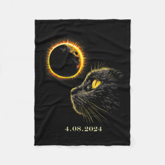 Solar Eclipse 2024 Shirt Total Eclipse 8 april 2 Fleecefilt