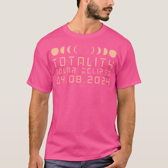 Solar Eclipse 2024 Solar Eclipse Astronomy L T Shirt (Framsida)