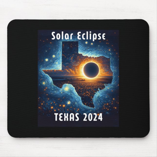Solar Eclipse 2024 Starry Night Musmatta (Framsidan)