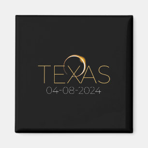 Solar Eclipse 2024 State Texas Total Solar Eclipse Magnet