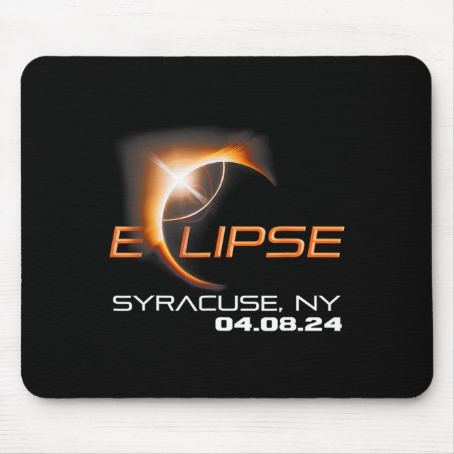 Solar Eclipse 2024 Syracuse New York Musmatta (Framsidan)