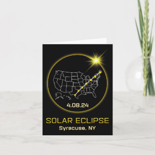 Solar Eclipse 2024 Syracuse Ny York Totality E Kort